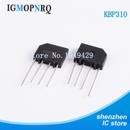 10PCS/Lot KBP310 KBP310GL 3A ZIP 1000V Bridge Rectifier New Wholesale Electronic