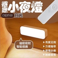 Hong Kong - 智能LED磁吸感應燈 USB充電感應燈 小夜燈 LED感應燈 人體感應燈 床頭燈 照明燈（100mm/白光） 小夜燈 感應燈