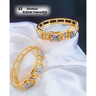 Gelang / Bangle Dewasa BISKUT TAWAR 1.5cm cop916 persis ori EMAS Korea MURAH