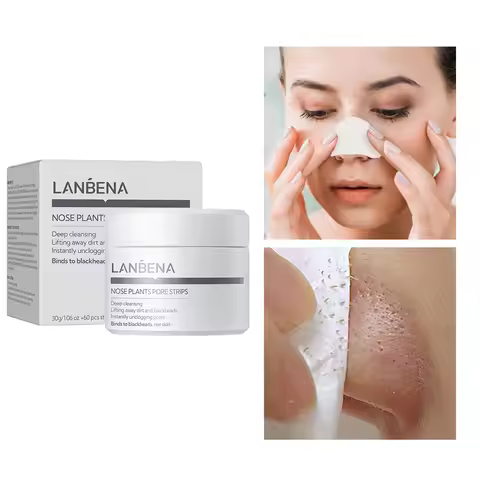 LANBENA Blackhead Remover Nose Mask Peeling Deep Cleansing Face Mask Oil Control Skin Care (60 Stick
