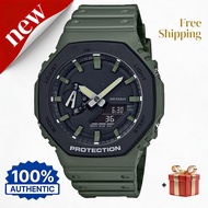 GSHOCK ชุดนาฬิกา GA-2100 สายรัดเรซินนาฬิกาจัดส่งด้วยกล่องคู่มือ การรับประกัน รุ่น GA-2110SC-4APR