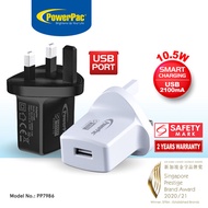PowerPac 10.5W Charger Smart Charge USB Charger Smart Charger | TYPE A (PP7986)