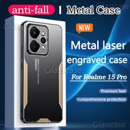 Casing For Realme 15 1 5 T X Pro Plus 15T 15X 15Pro 15ProPlus 15Pro+ Realme15Pro Metal Matte Phone C