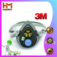 3M 3200 REUSABLE SINGLE CARTRIDGE RESPIRATOR FACE MASK WITHOUT FILTER