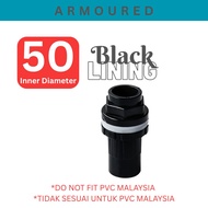 PVC Straight Pipe Tank Connector Fitting Drainage Water Inlet & Outlet for Aquarium Fish Tank Pond