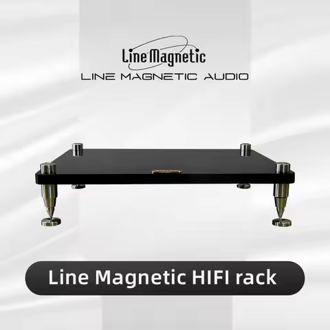 Line Magnetic HIFI Rack Media Stand HIFI Audio Cabinet Multipurpose Shelf Professional Rack (Base La