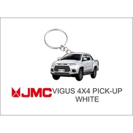 jmc vigus pickup 4x4 white keychain 2d
