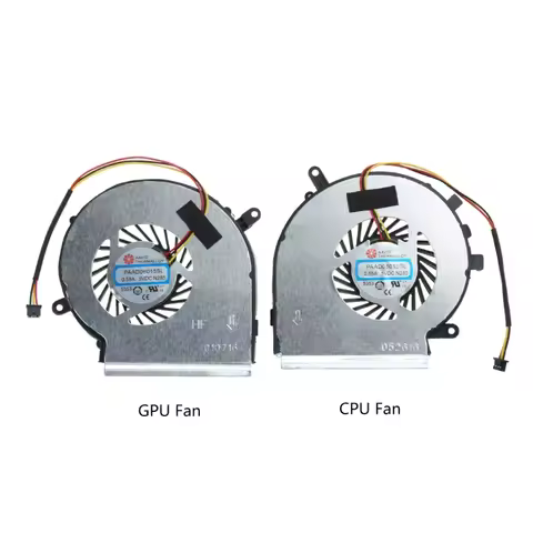 PAAD06015SL Notebook Radiator for MSI GE72 GE62 PE60 PE70 GL62 GL72 2QD CPU GPU Cooling Fan 5V 0.55A