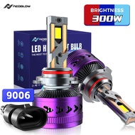 "Neoglow SUPER TERANG LAMPU LED MOBIL Lampu Putih "300W 50000Lm" Tahan Super " H1/H4/H7/H11/9005 Gar
