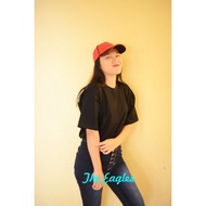 HITAM Plain BLACK COTTON TSHIRT T-SHIRTS SMOOTH COMFORTABLE TO WEAR SWEAT ABSORPTION FACTORY PRICE W