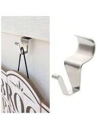 1/10 Piezas Ganchos Para Colgar En El Revestimiento De Vinilo, Colgadores De Decoración Para Exteriores Resistentes, Ganchos Para Números De Casa, Ganchos Para Placas De Buzón, Clips De Metal Sin Agujeros, Ganchos Para Exteriores Sin Necesidad De Perforar Agujeros, Colgar Para Decorar Cosas Con Corona En El Revestimiento De Vinilo Horizontal