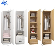 1 Door Wooden Wardrobe (4 Colours) LX