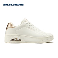 Skechers สเก็ตเชอร์ส รองเท้า ผู้หญิง Street Uno Court Shoes - 177700-WHT