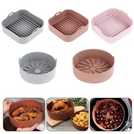 Korea 【Ready Stock】Air Fryer Silicone Pot Reusable Air Fryer Heat-resistant Non-stick Pan Keep The Basket Clean Air Fryers Oven Accessories Baking Tray COD
