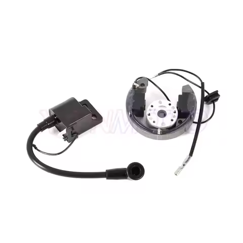 Motocross Bike Ignition Coil Stator Rotor Flywheel Magneto Kit For 50 50SX SX LC SR JR 50cc Pro Seni