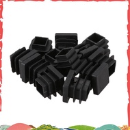 12 Pcs 15mm x 15mm Plastic Square Caps Tube Pipe Inserts End Blanking