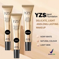 BPOM DURABLE FOUNDATION YZS Facial Makeup Gilding Liquid Concealer Long Lasting Oil FOUNDATION LIGHT