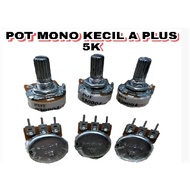 Small MONO Potentiometer A PLUS 5K (5 PCS)