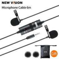 BOYA M1DM mobile phone camera SLR lavalier dual microphone recording camera interview little bee microphone