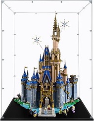 Acrylic Display Case Compatible for LEGO Disney Castle #43222, Dustproof Display Case (Case Only) (L