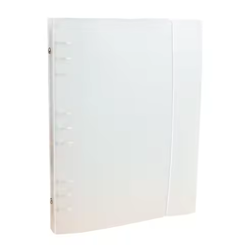 Transparent B5 Plastic File Folders Round Ring Binder For Document Organizer Sheet Protector Loose L