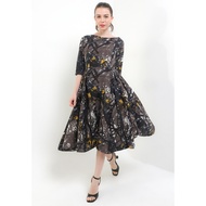 Dress ClassicCloq 50's SwanNecked CAP-Slv+lining