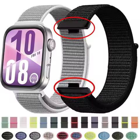 Nylon Strap For Huawei Watch Fit 4 3 Woven Sports Smartwatch Wristband Correa Huawei Watch Fit 4/4 P