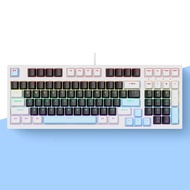 K98 Luminous Wired RGB Mechanical Keyboard 98 Configuration Column Customized Gaming Gaming Green Ax