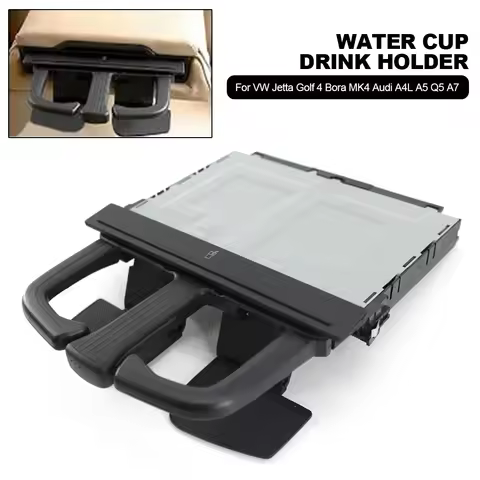 1J0858601C 8P0885995B Foldable Water Cup Drink Holder Beverage Bottle Mount Stand For VW Jetta Golf 