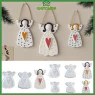 QQ* Angel Wing Girl Pendant Silicone Mold For DIY Jewelry Crafting And Resin Casting