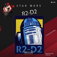 Star Wars R2-D2 Multilayer 3D Poster