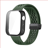 For Huawei Watch Fit 3 สาย + ตัวเรือน + กระจก เคส ฟิล์มกันรอย ซิลิโคน สายนาฬิกา Magnetic นาฬิกา สมาร์ทวอทช์ สายนาฬิกาข้อมือสำหรับ Fit3 สายนาฬิกา