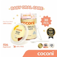COCONI Baby Oral Cleaner Gauze Stick | Sterile Gauze Cloth | Newborn care baby mouth cleaner