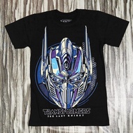 Transformers The Last Knight Optimus Prime Black Timber Cotton T-shirt