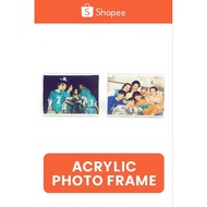 Mini Acrylic Photo Frame 5x3 cm Changeable Shape Send A Picture To Make kpop got7 bts