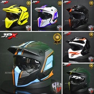 Helmet JPX MX 726 R Series MX01 TRITONE BLACK DOFF/ORANGE Helmet ORI JPX KLX TRABAS
