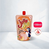 [Local Seller] Jelly Joy Slurpy PEACH Jelly Juice 150g x 4pkts  (expiry jun 25)