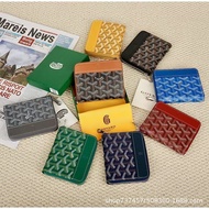 Goya Baharu Timbul Pemegang Kad Lelaki dan Wanita Dompet Kecil Anjing Slot Berbilang Kad Kad Kredit 