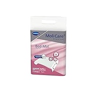 MoliCare® Premium Bed Mat Textile - 75 x 85 cm - 7 Drops (with Wings) - Washable Medical Pad