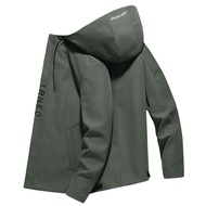 ✘☼❧Jaket Gaya Baru Jaket Lelaki Bergaya Lelaki Seragam Besbol Mewah Muda Jaket Bertudung Versi Korea