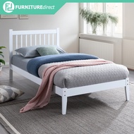 Furniture Direct NOVARA solid wooden single bed frame / Katil Kayu / Katil Bujang / Single Bed