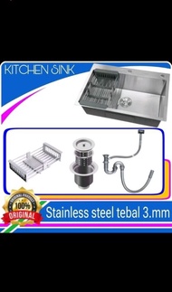 Kitchen sink  6045 Stainless stell 304/Bak cuci piring