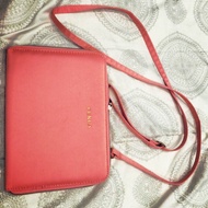 Furla preloved bag wristlets purse wallet pink colour 🌺