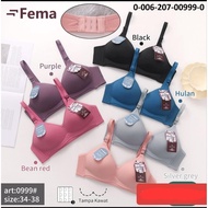 FEMA IMPORTED UNDERWEAR BRA a NO 34-38 HOOKS 2 SUPER COOL STRETCHY ELASTIC COOL SOFT WOMEN PREMIUM 0