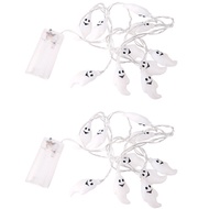 indigoshop 萬聖節LED照明燈飾 白色的 2個