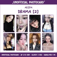 UNOFFICIAL PHOTOCARD AESPA - DRAMA [2]