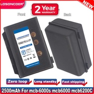 LOSONCOER 2500mAh For Mcb-6000s Mcb6000 Mcb6200C Korea M3 Mobile Phone Battery 6