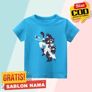 CHILDREN'S T-SHIRT WITH FUNDAMENTAL PAPER EDUCATION MISS CIRCLE MISS BLOOMIE MISS THAVEL MOTIF 1