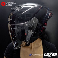 LAZER TANGO EVO SR SUNVISOR MOTORCYCLE HELMET PSB APPROVED