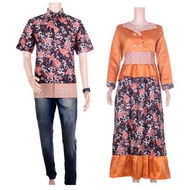 Sarimbit Batik Couple Gamis Permana - Color 3